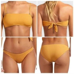 Vitamin A Mila Bikini Bandeau Top Luciana Bottoms